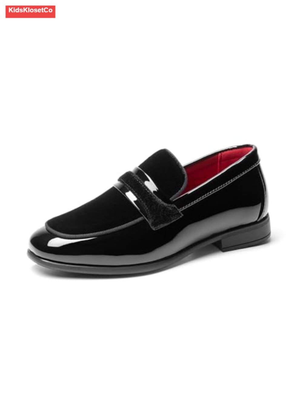 Boys Dress Shoes Tuxedo Loafers Slip-On Formal Penny Loafers